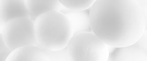 Preview wallpaper balls, shapes, white, shadows