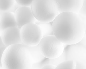 Preview wallpaper balls, shapes, white, shadows