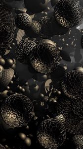 Preview wallpaper balls, spheres, 3d, volume, structure