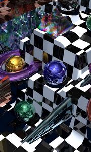 Preview wallpaper balls, spheres, 3d