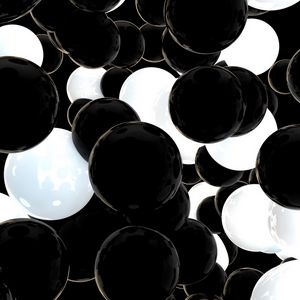 Preview wallpaper balls, spheres, black, white