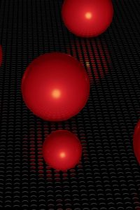 Preview wallpaper balls, surface, grid