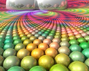 Preview wallpaper balls, surface, multi-colored, bright, lots