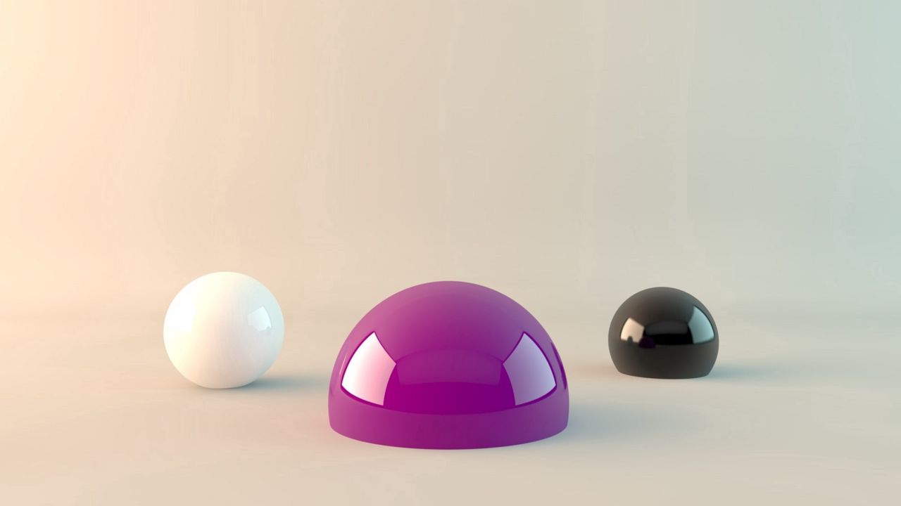 Wallpaper balls, variety, size, shape