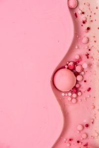Preview wallpaper balls, wavy, pink