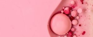 Preview wallpaper balls, wavy, pink