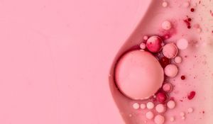 Preview wallpaper balls, wavy, pink