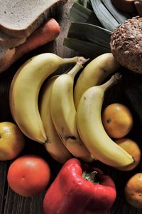 Preview wallpaper bananas, fruits, vegetables, tangerines