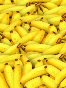 Preview wallpaper bananas, fruits, yellow