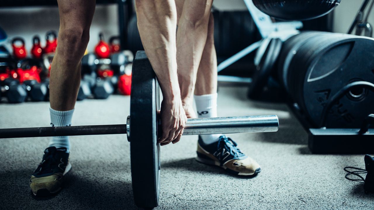 Wallpaper barbell, arms, man, gym