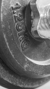 Preview wallpaper barbell, disk, weightlifter