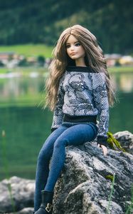 Preview wallpaper barbie, doll, girl, style, fashion
