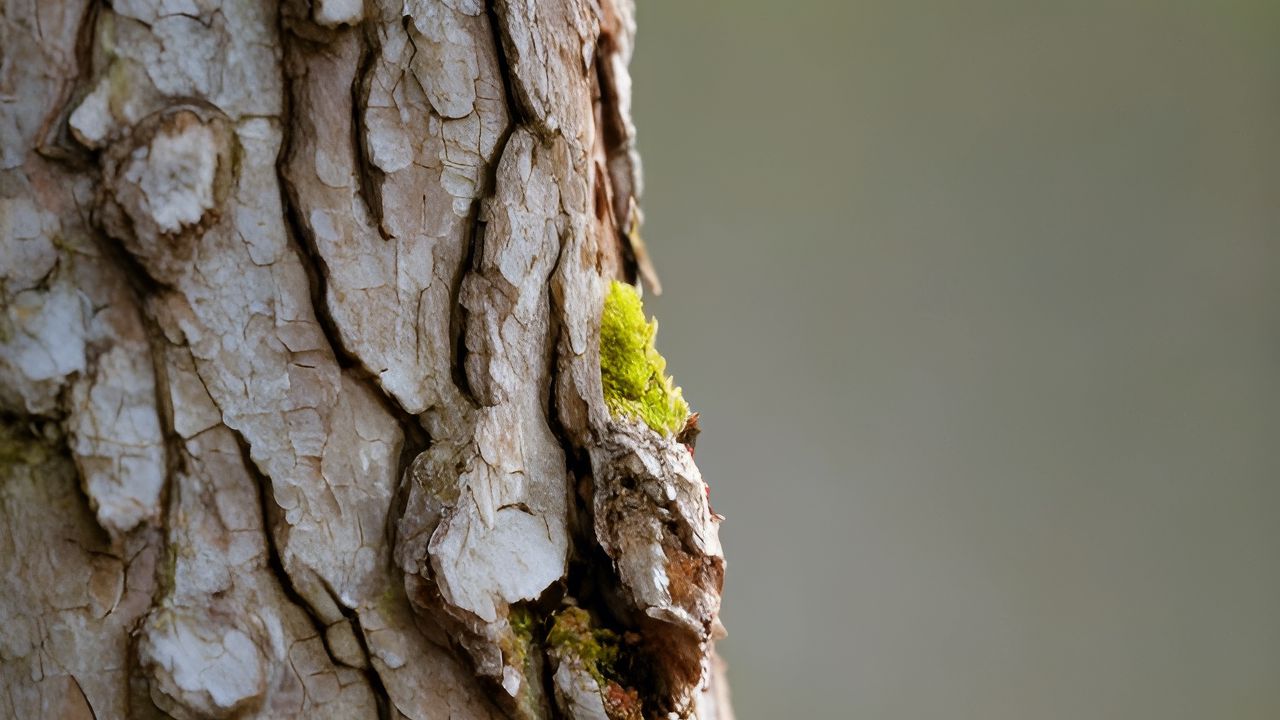 Wallpaper bark, tree, moss, macro, nature