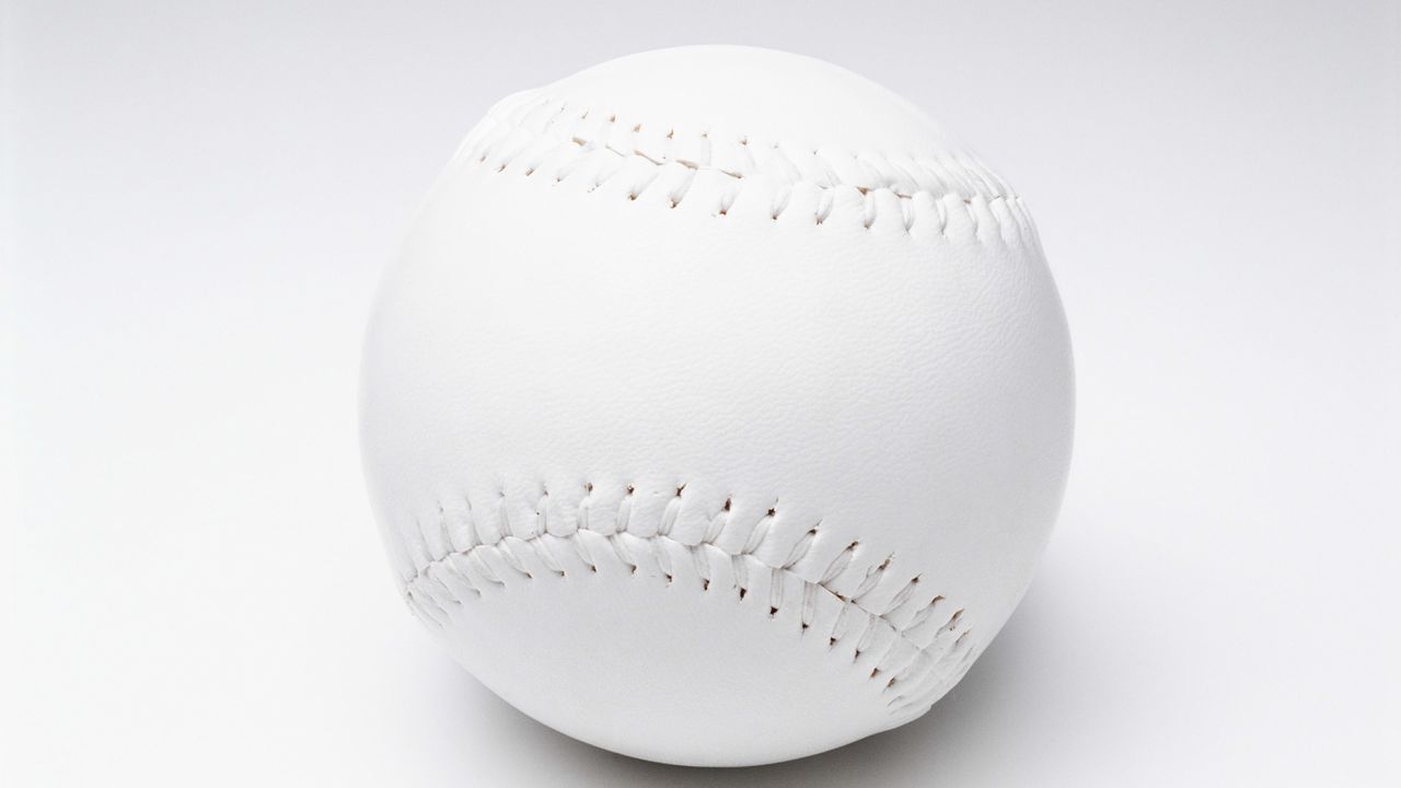 Wallpaper baseball, ball, white background