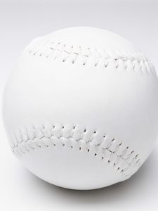 Preview wallpaper baseball, ball, white background