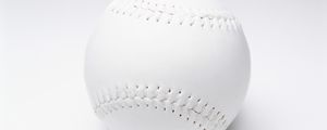 Preview wallpaper baseball, ball, white background
