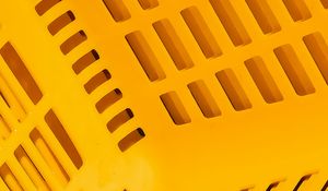Preview wallpaper basket, plastic, surface, yellow