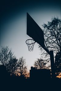 Preview wallpaper basketball backboard, basketball hoop, net
