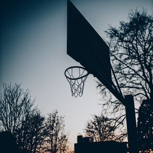 Preview wallpaper basketball backboard, basketball hoop, net