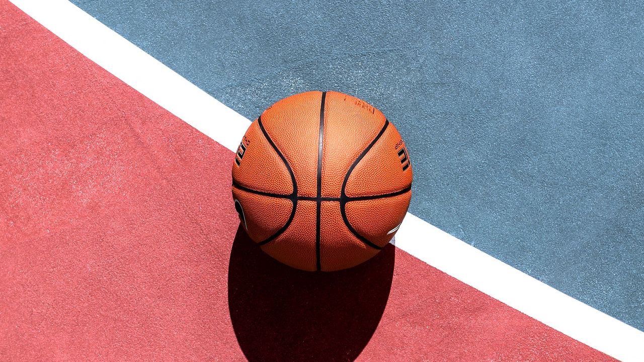 Wallpaper basketball ball, ball, basketball, sport