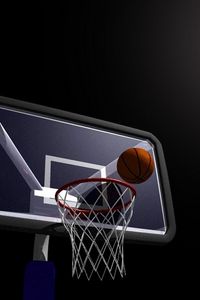 Preview wallpaper basketball, ball, basket, board, drawing