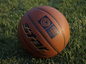 Preview wallpaper basketball ball, basketball, ball, grass