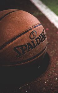 Preview wallpaper basketball ball, basketball, spalding