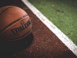 Preview wallpaper basketball ball, basketball, spalding