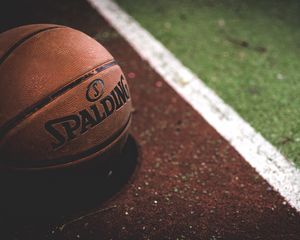 Preview wallpaper basketball ball, basketball, spalding