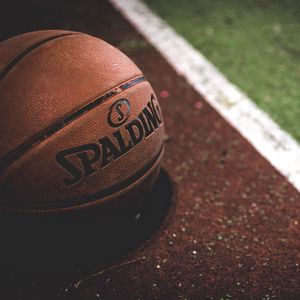 Preview wallpaper basketball ball, basketball, spalding