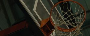 Preview wallpaper basketball, basketball net, basketball hoop, stadium, basketball backboard