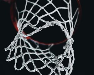 Preview wallpaper basketball, basketball net, basketball hoop, night