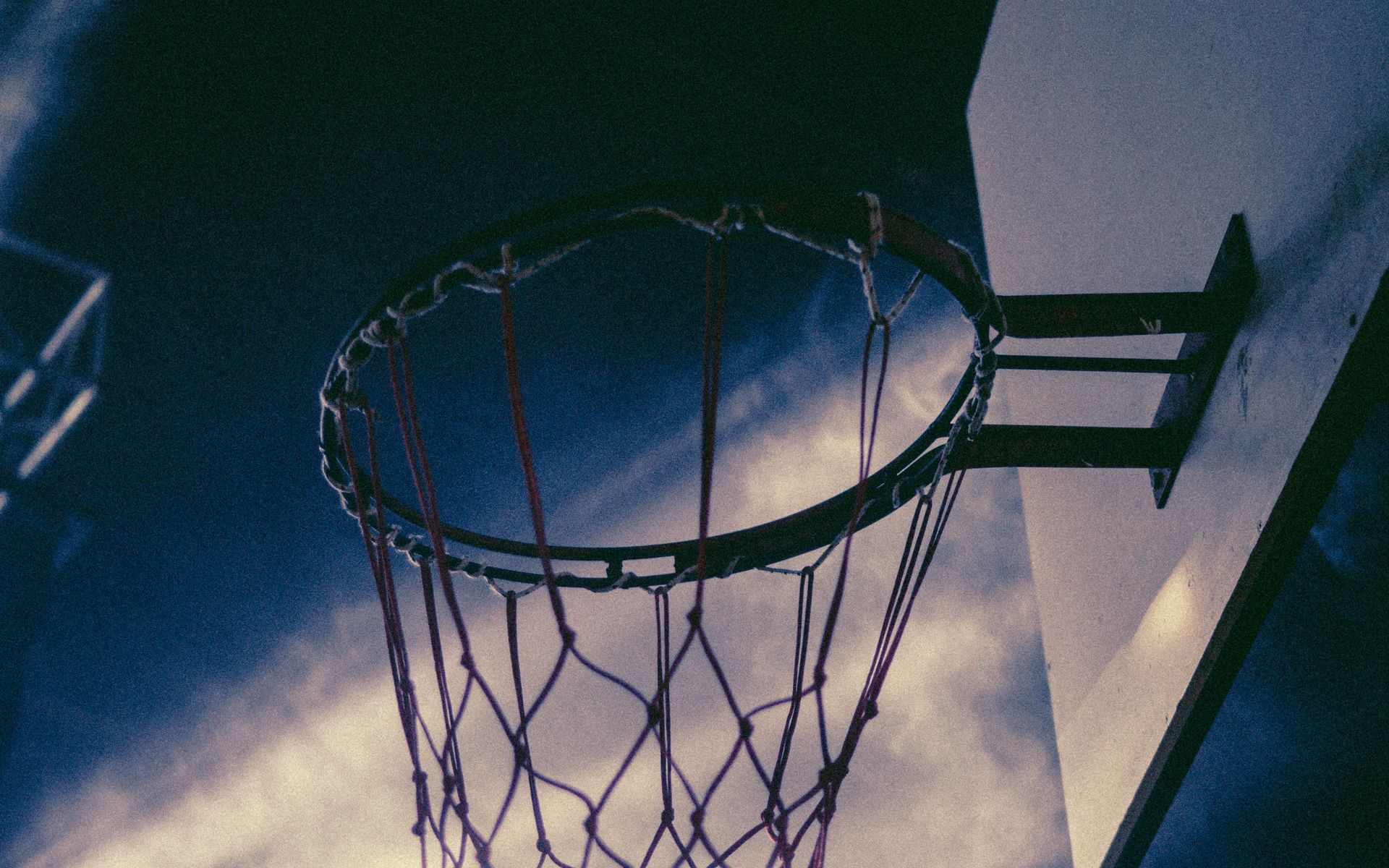 1920x1200 Wallpaper basketball, basketball net, basketball hoop, basketball backboard, sky