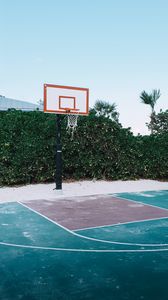 Preview wallpaper basketball court, basketball, court, sports