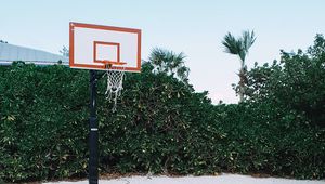 Preview wallpaper basketball court, basketball, court, sports