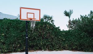 Preview wallpaper basketball court, basketball, court, sports