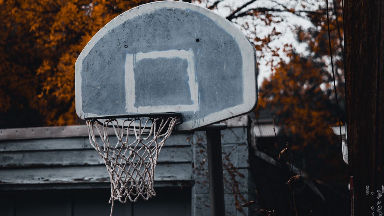 Wallpaper basketball hoop, basketball, basket, sport