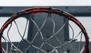 Preview wallpaper basketball hoop, basketball, hoop, net, backboard