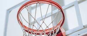 Preview wallpaper basketball hoop, basketball, hoop, net, backboard