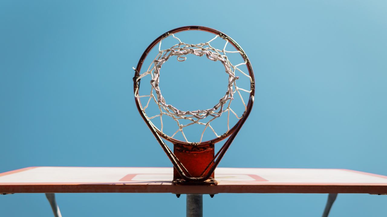 Wallpaper basketball hoop, basketball, hoop, net, backboard, sports