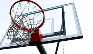 Preview wallpaper basketball hoop, basketball, sport