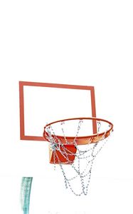 Preview wallpaper basketball hoop, basketball, sport, white