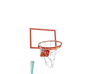 Preview wallpaper basketball hoop, basketball, sport, white