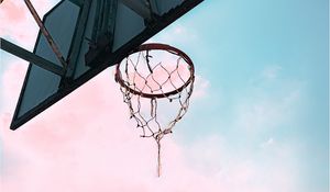 Preview wallpaper basketball hoop, shield, net