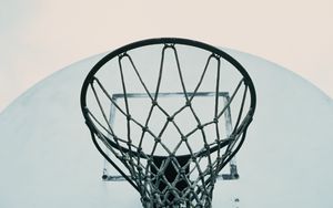 Preview wallpaper basketball, net, ring