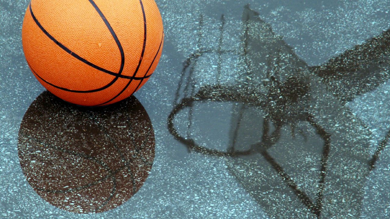 Wallpaper basketball, pool, reflection