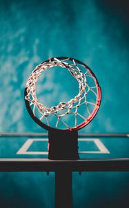 Preview wallpaper basketball ring, mesh, blur