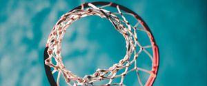 Preview wallpaper basketball ring, mesh, blur