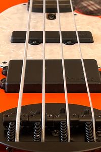Preview wallpaper bass guitar, guitar, strings, music, musical instrument