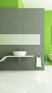 Preview wallpaper bathroom, design, graphics